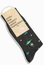 Conscious Step Socks that Support Space Exploration (Galactic Gray)