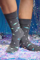 Conscious Step Socks that Support Space Exploration (Galactic Gray)