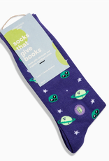 Conscious Step Socks that Give Books (Purple Planets)