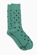 Conscious Step Socks that Support Music (Green Pianos)