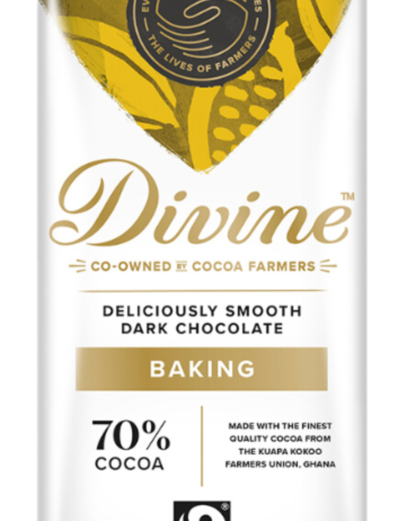 Divine Chocolate 70% Bittersweet Baking Bar