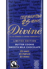 Divine Chocolate Milk Chocolate with Cookie Anniversary Bar