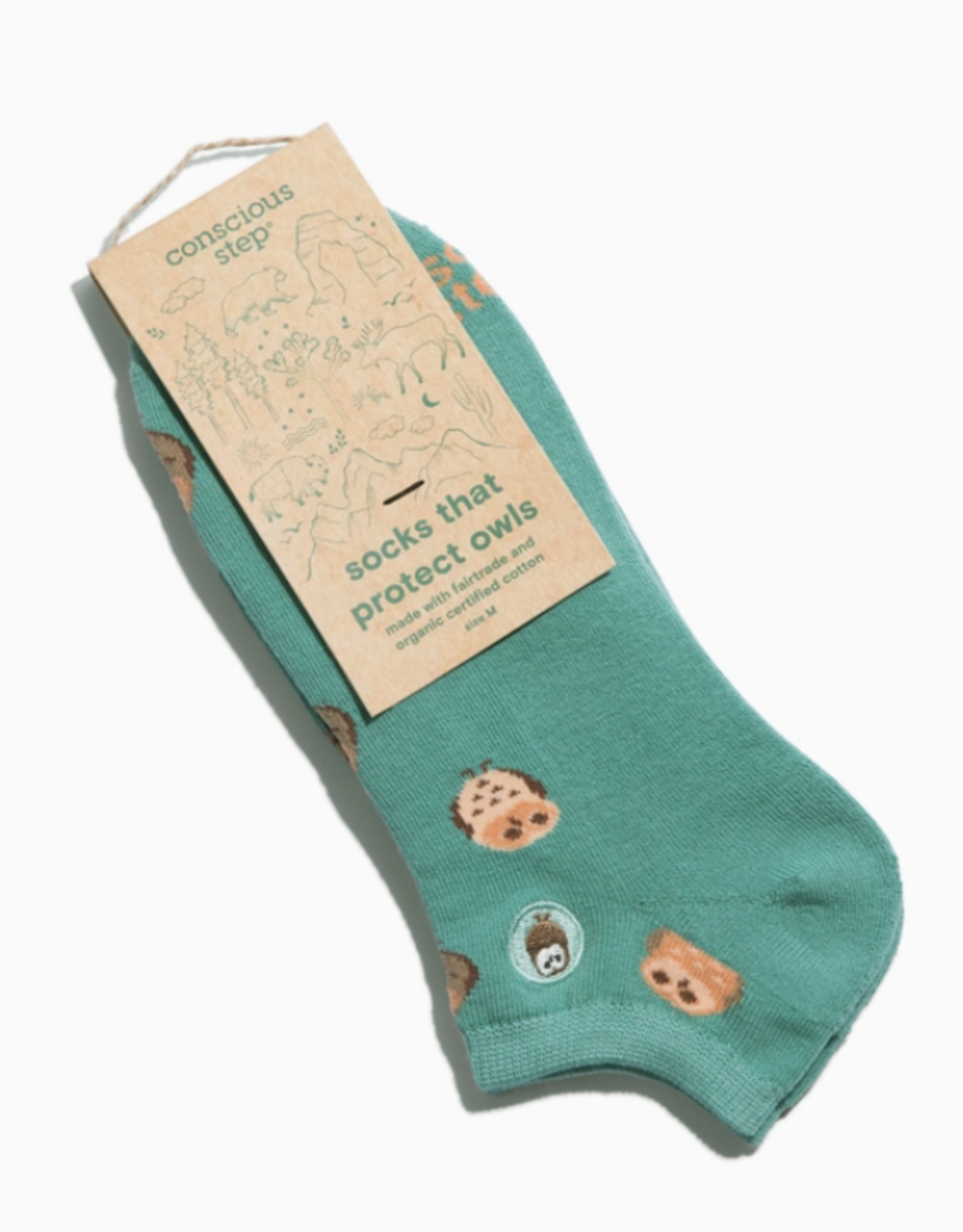 Conscious Step Ankle Socks that Protect Owls