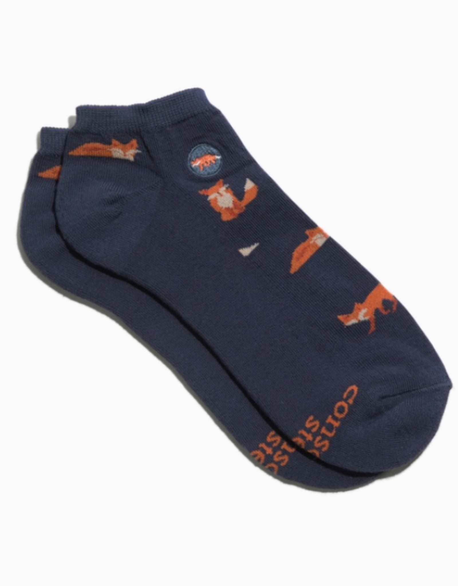 Conscious Step Ankle Socks that Protect Foxes