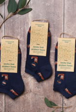 Conscious Step Ankle Socks that Protect Foxes