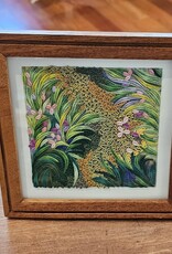 Bunyaad Pakistan Natural Etched Wood Frame - 6"x6"