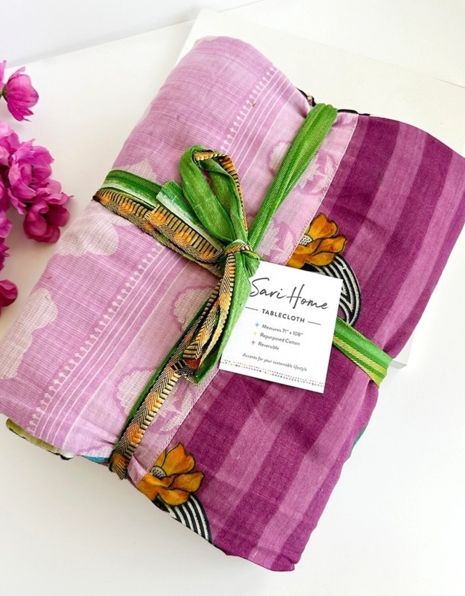 WorldFinds Sari Home Tablecloth