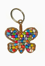 Ornaments 4 Orphans Butterfly Paper Bead Keychain