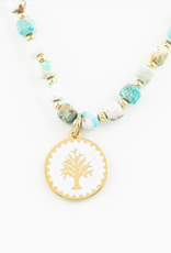 Starfish Project Strong Oak Turquoise Beaded Necklace