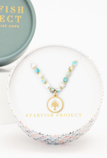 Starfish Project Strong Oak Turquoise Beaded Necklace