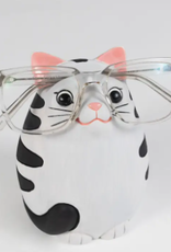 Ten Thousand Villages Gray Cat Eyeglass Holder