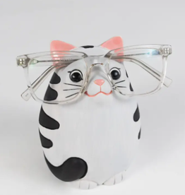 Ten Thousand Villages Gray Cat Eyeglass Holder