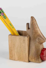 Ten Thousand Villages Kissy Face Eyeglass & Pencil Holder