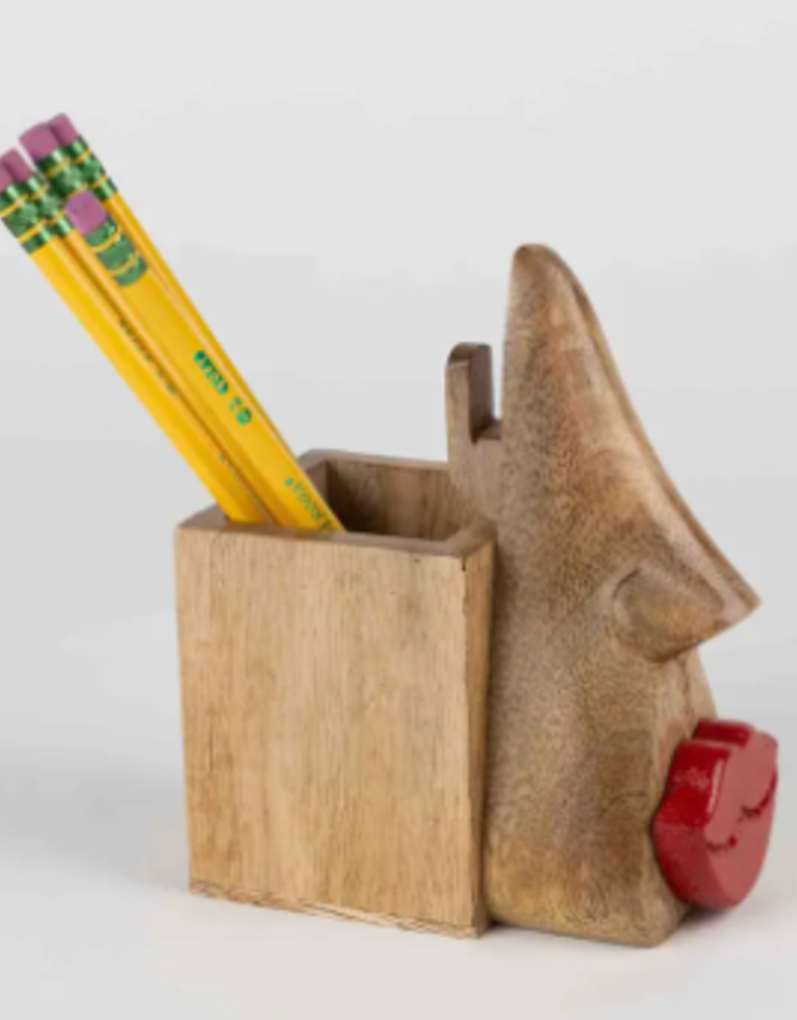 Ten Thousand Villages Kissy Face Eyeglass & Pencil Holder