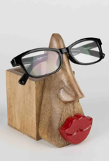 Ten Thousand Villages Kissy Face Eyeglass & Pencil Holder