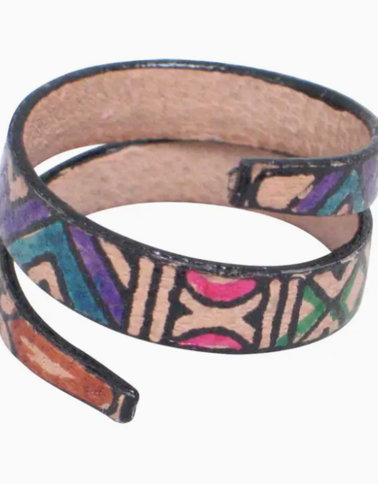 Ten Thousand Villages Geometric Spiral Ring