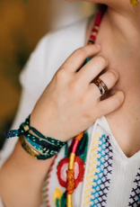 Ten Thousand Villages Geometric Spiral Ring
