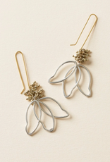 Matr Boomie Kairavini Lotus Petal Drop Earrings