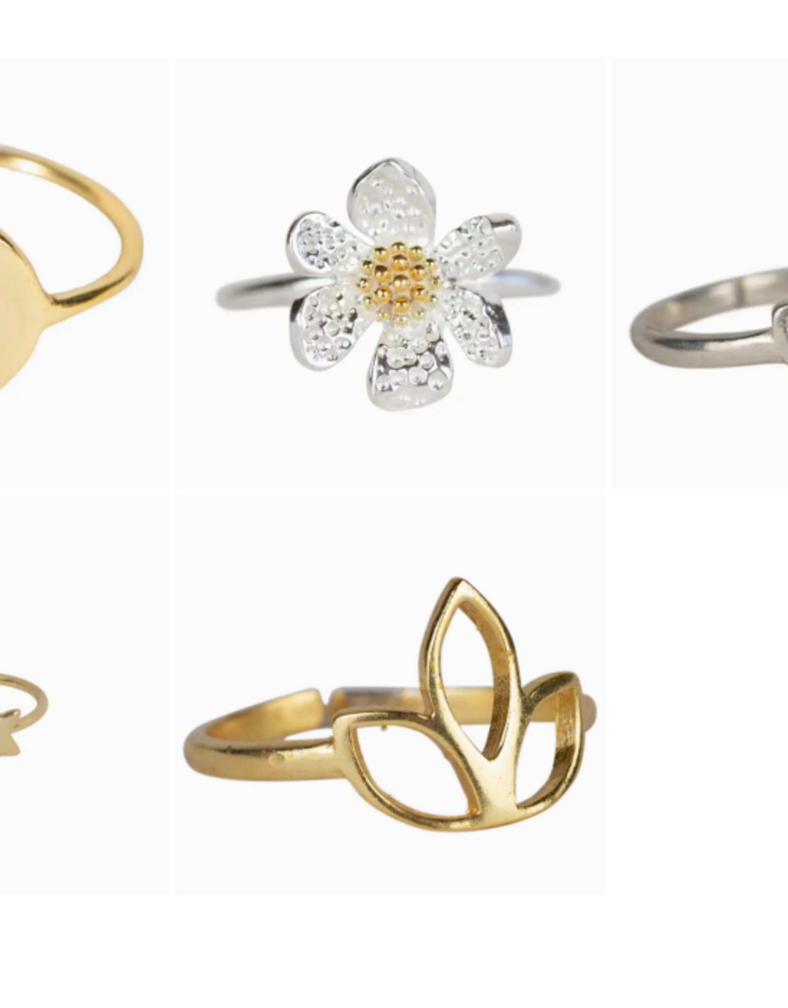 Matr Boomie Assorted Band Ring (See description for different styles)