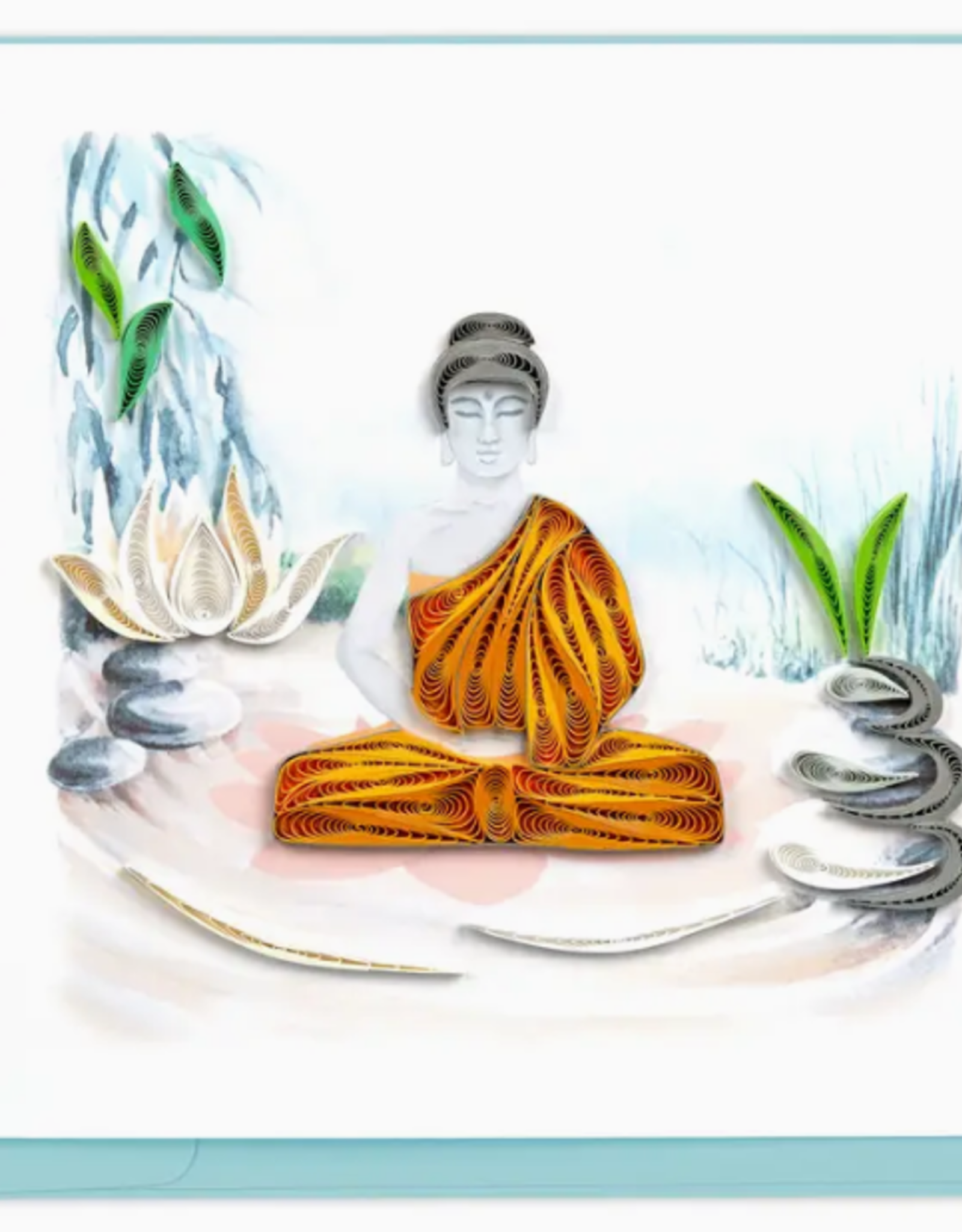 Quilling Card Quilled Buddha Greeting Card