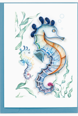Quilling Card Quilled Colorful Seahorse Gift Enclosure Mini Card