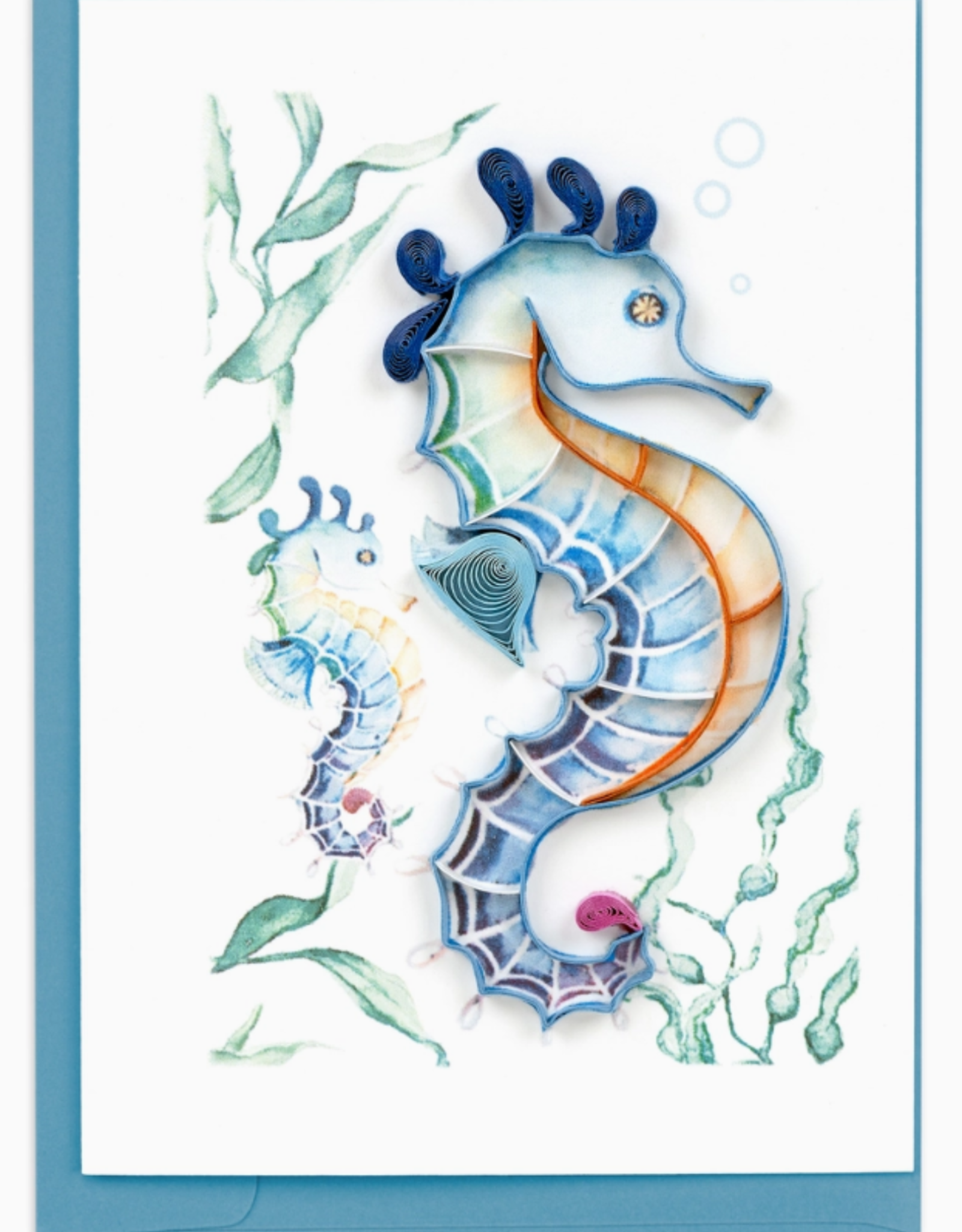 Quilling Card Quilled Colorful Seahorse Gift Enclosure Mini Card