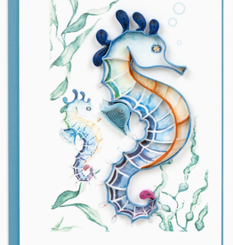 Quilling Card Quilled Colorful Seahorse Gift Enclosure Mini Card