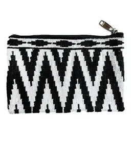 Silk Road Bazaar Zebra Zig Zag Clutch