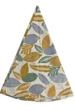 Ten Thousand Villages Blue Autumn Round Tablecloth