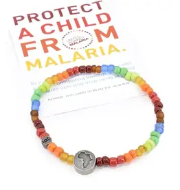 Swahili African Modern Protect a Child from Malaria Relate Cause Bracelet