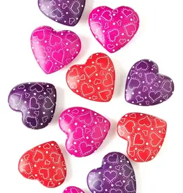 Swahili African Modern Much Love Soapstone Heart Keepsakes