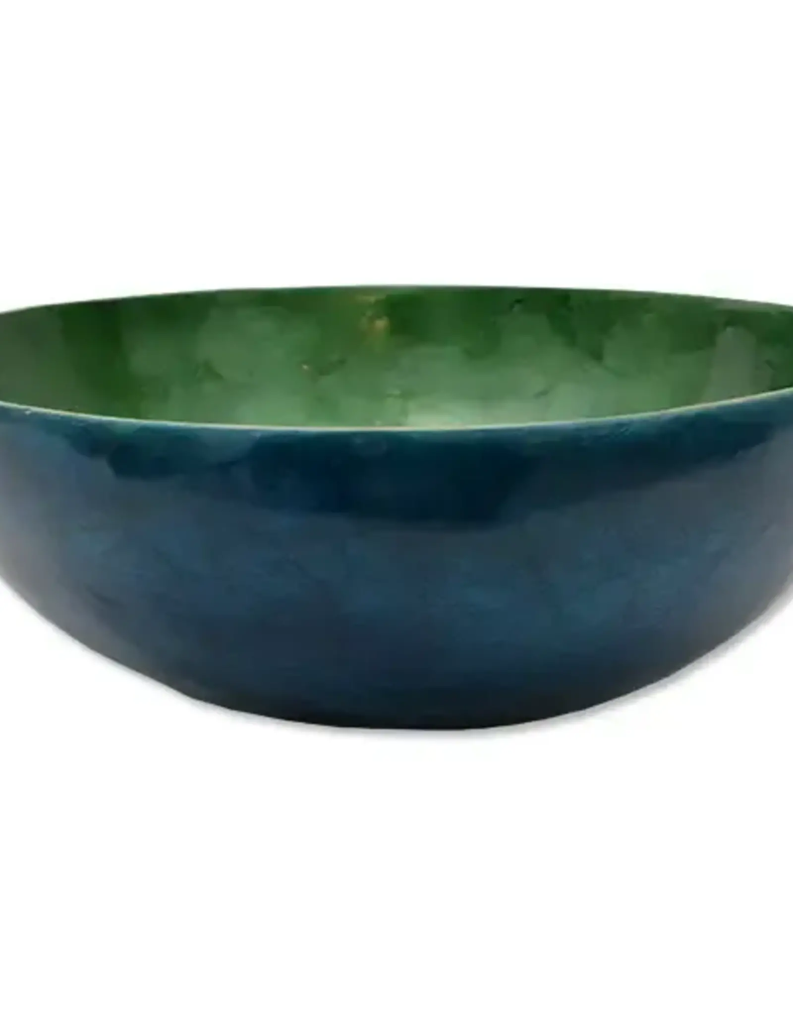 Sobremesa Green & Blue Capiz Shell Bowl