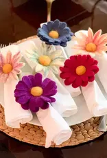 Global Crafts Fall Daisy Felt Napkin Rings