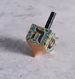 Ten Thousand Villages Painted Wood Dreidel