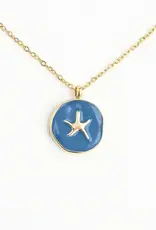 Starfish Project Wear Blue Starfish Necklace