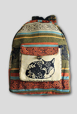 Ganesh Himal Blockprint Cotton Backpack - Assorted