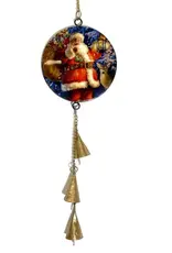 Mira Fair Trade Vintage Santa Chime