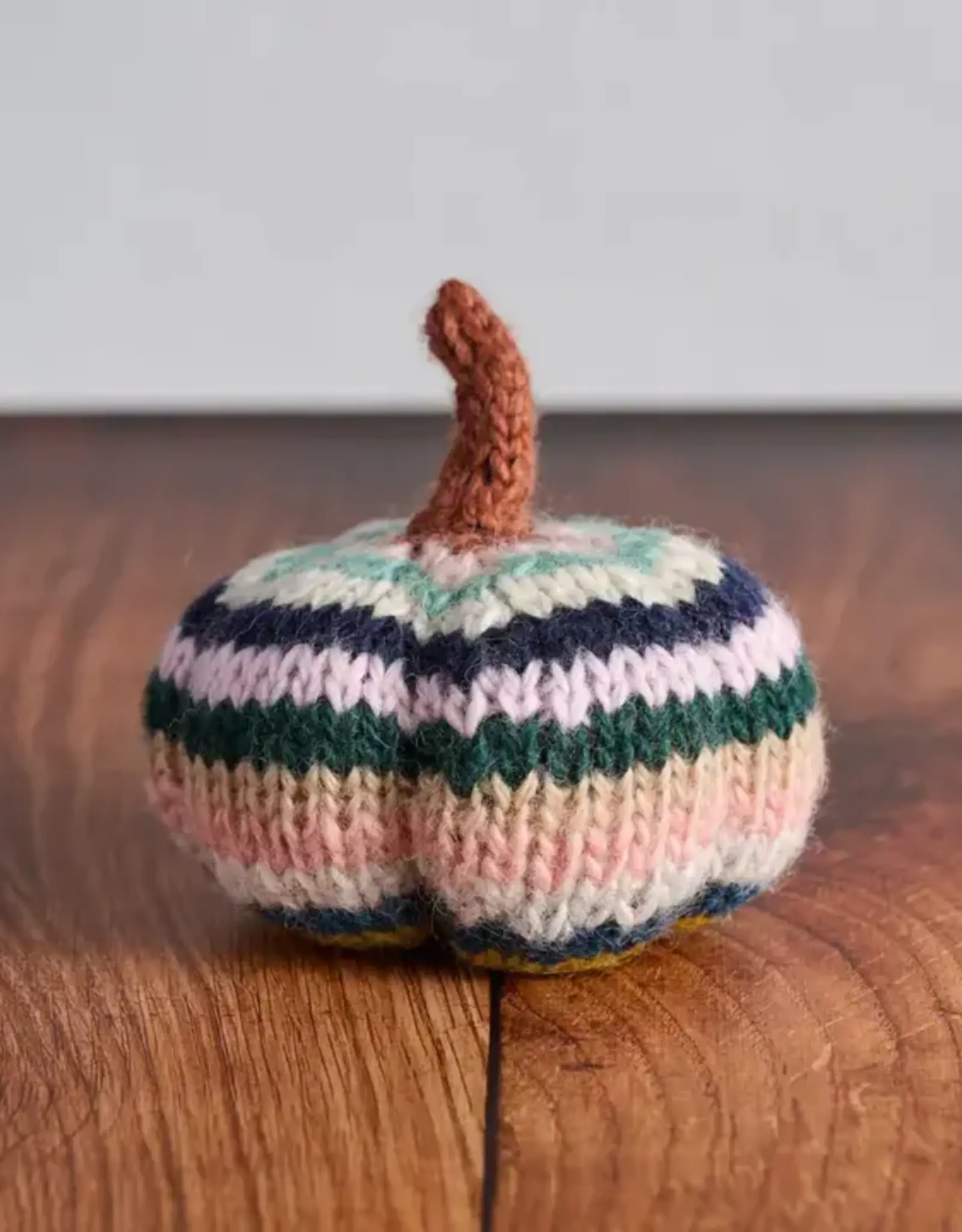 dZi Handmade Spices & Stripes Wool Pumpkin - Assorted