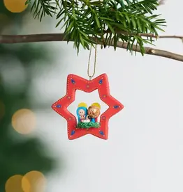 Ten Thousand Villages Holy Family Bread Dough Ornament