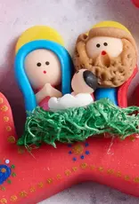 Ten Thousand Villages Holy Family Bread Dough Ornament