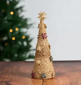 Ten Thousand Villages Paper Stars & and Hogla Tree - 12"