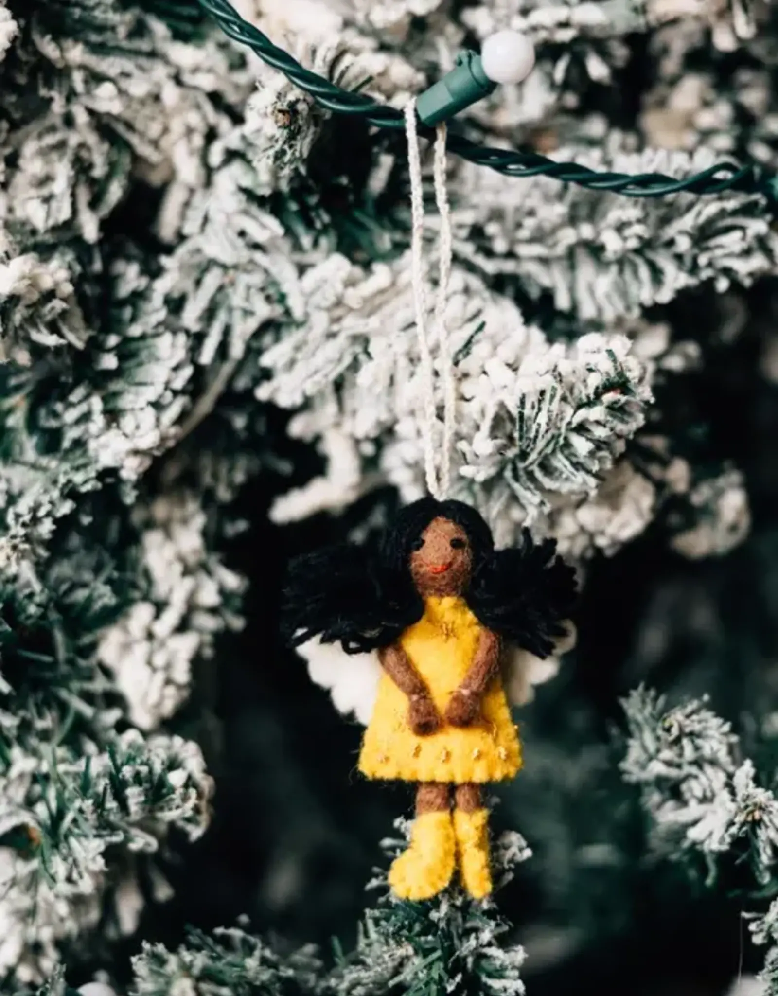 Ten Thousand Villages Marigold Angel Ornament