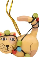 Ten Thousand Villages Tangled Up Cat Ornament