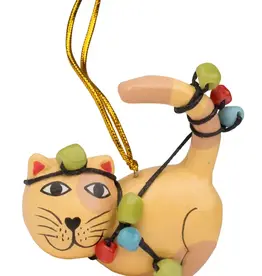 Ten Thousand Villages Tangled Up Cat Ornament