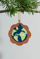 Ten Thousand Villages Peace On Earth Globe Ornament - Collectible 2024