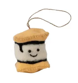 Ten Thousand Villages S'More Felt Ornament