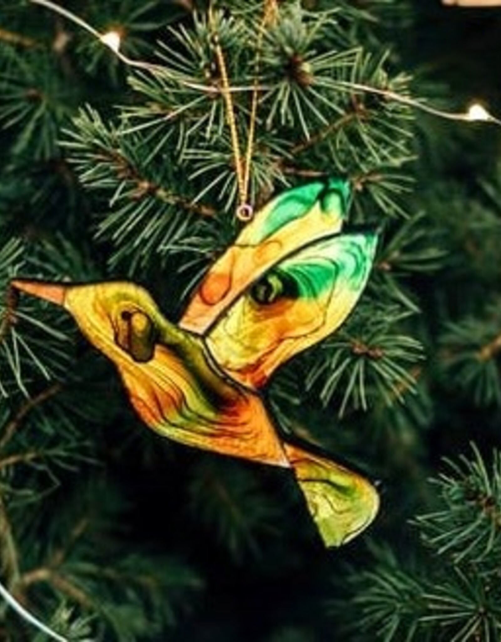 Ten Thousand Villages Hummingbird Mosaic Ornament