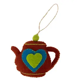 Silk Road Bazaar Tea Pot Ornament