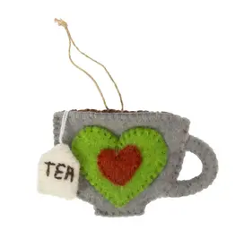 Silk Road Bazaar Tea Cup Ornament