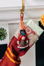 Ten Thousand Villages Mrs. Cat Claws Felt Ornament